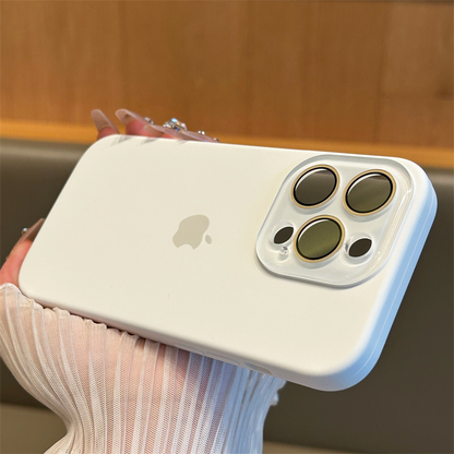 Liquid silicone comes with lens film Apple 16/12 mobile phone case new all-inclusive anti-fall