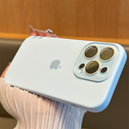 Liquid silicone comes with lens film Apple 16/12 mobile phone case new all-inclusive anti-fall