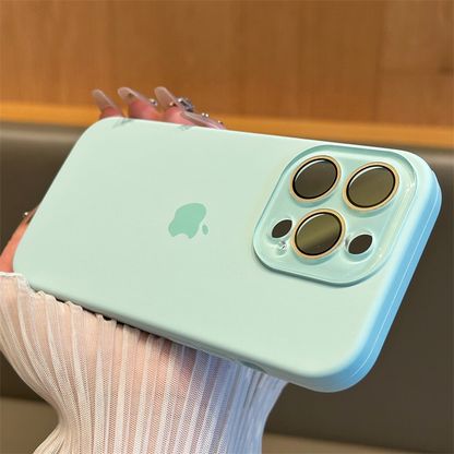 Liquid silicone comes with lens film Apple 16/12 mobile phone case new all-inclusive anti-fall