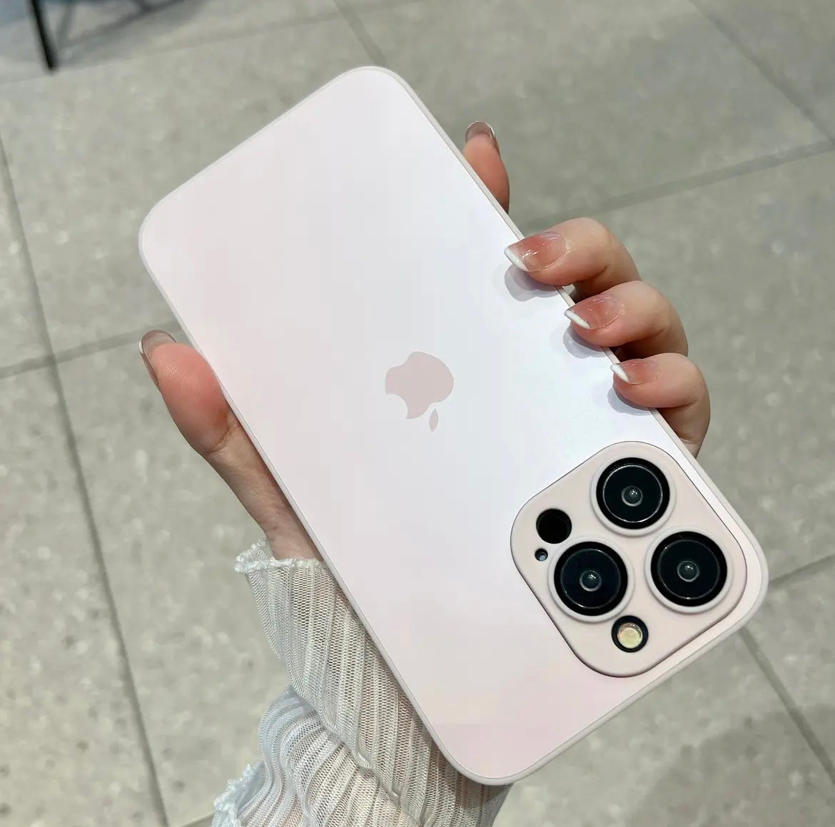 Popular frosted Apple 15-11 mobile phone case with lens film Internet celebrity silicone case