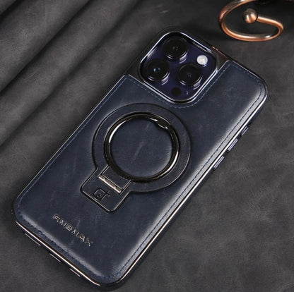 Apple 16-12" stand anti-fall mobile phone case business, magnetic light luxury personality men's case