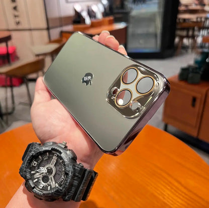 New iPhone 15/11 creative frosted phone case. Full mirror protection