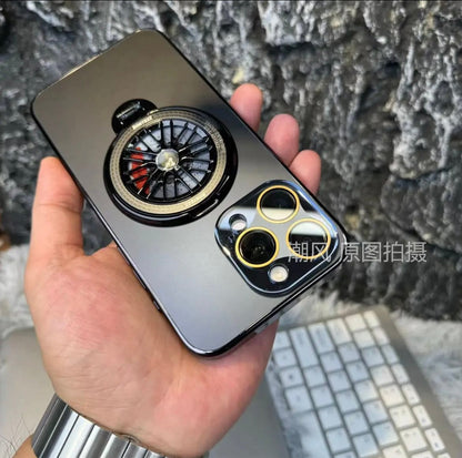 New -camera iPhone 15/11 frosted gyro bracket lens protective case