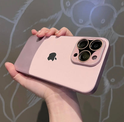 New iPhone 15/12 plain leather phone case Protective case