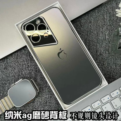 Apple 15/11 irregular lens nano AG frosted back panel shell