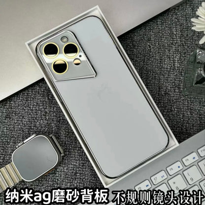 Apple 15/11 irregular lens nano AG frosted back panel shell