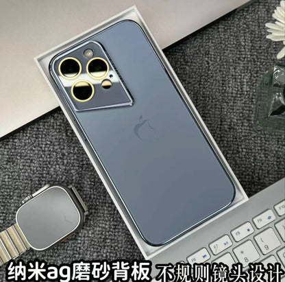 Apple 15/11 irregular lens nano AG frosted back panel shell