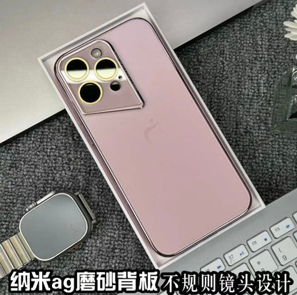 Apple 15/11 irregular lens nano AG frosted back panel shell