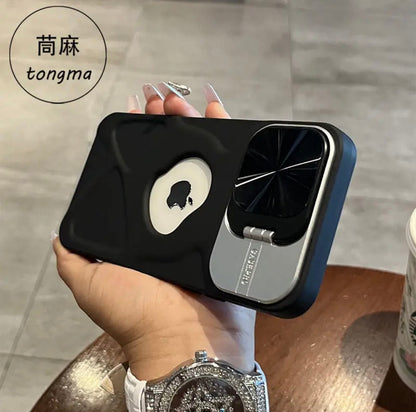 Protective cover magnetic label bracket mobile phone case Apple 15-11 men and women