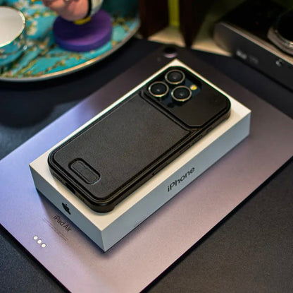 Apple 16-13 leather aluminum alloy protective case aromatherapy magnetic suction