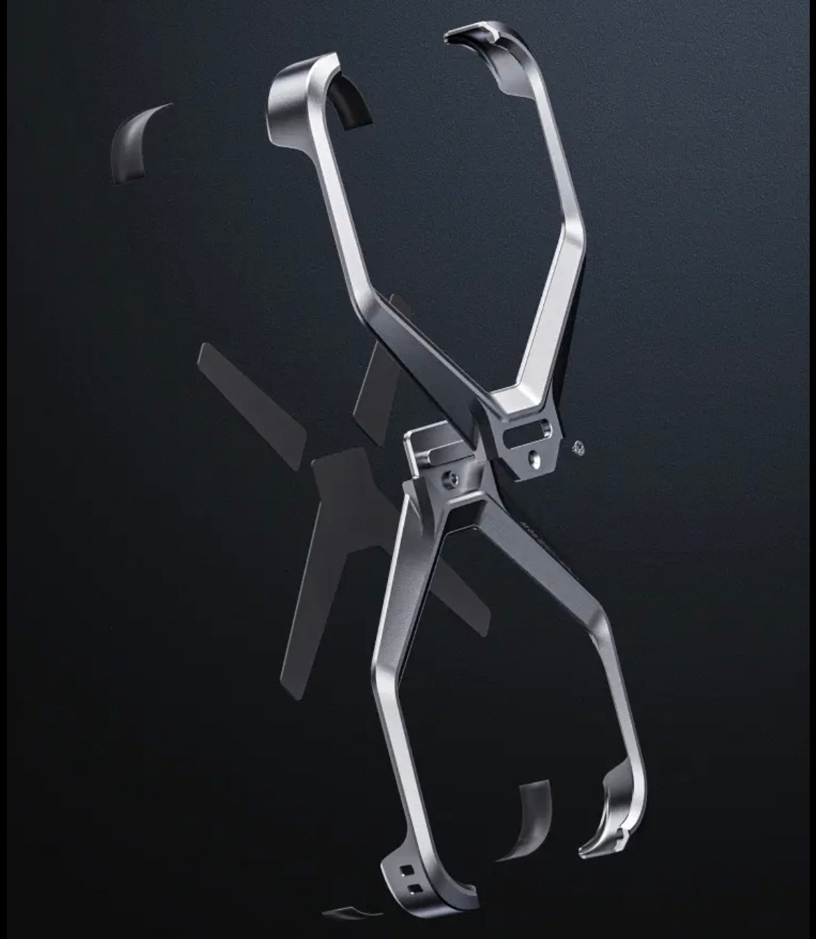 Creative artifact X-shaped heat dissipation metal heat dissipation shell 15-13