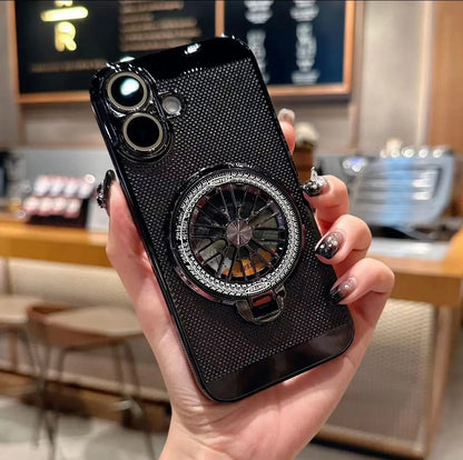 Applicable to  16-11 mobile phone case electroplating heat dissipation net, decompression gyroscope bracket