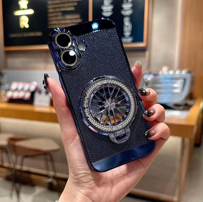 Applicable to  16-11 mobile phone case electroplating heat dissipation net, decompression gyroscope bracket