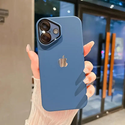 iPhone 16-12 mobile phone case ultra-thin frosted with lens film skin feel high-end