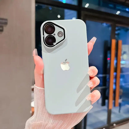 iPhone 16-12 mobile phone case ultra-thin frosted with lens film skin feel high-end