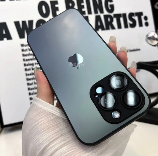 يأتي جهاز Apple 11-16 مع فيلم عدسة 2024 Internet Celebrity AG حافظة الهاتف المحمول المجمد منتج عالي الجودة