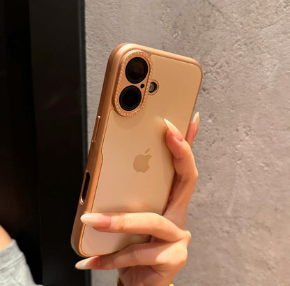 New high-grade frosted waist suitable for iPhone16-12 simple and anti-fall