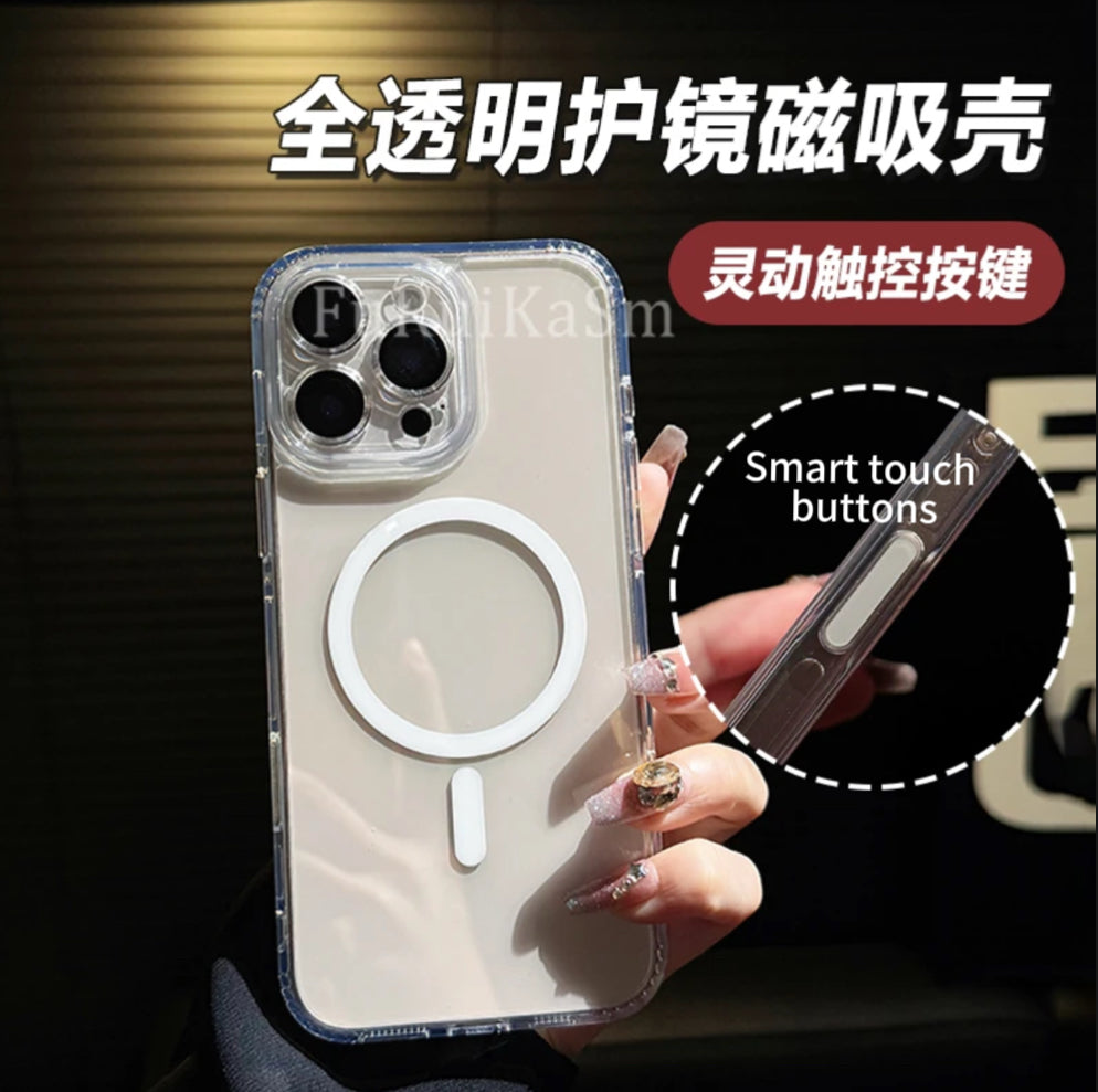Applicable (all-inclusive for iPhone 16 lenses) touch capacitive buttons with magnetic suction