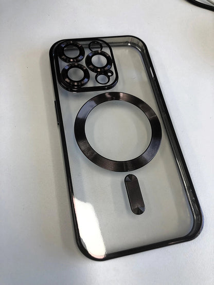 Nebula magnetic iPhone 16/11 mobile phone case new transparent with lens film