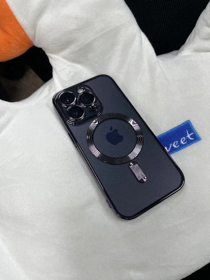 Nebula magnetic iPhone 16/11 mobile phone case new transparent with lens film