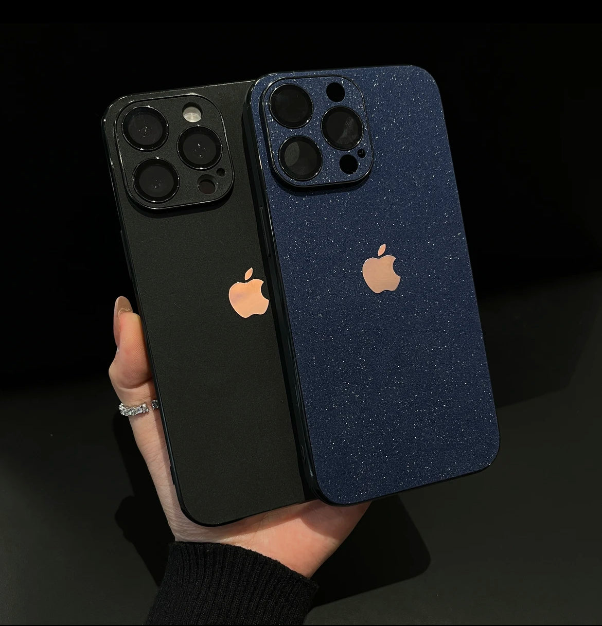 Apple 11-16 comes with lens film  star glitter leather frosted mobile phone case quality product