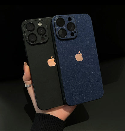 Apple 11-16 comes with lens film  star glitter leather frosted mobile phone case quality product