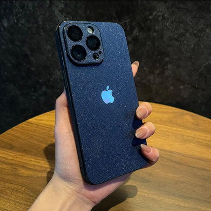 Apple 11-16 comes with lens film  star glitter leather frosted mobile phone case quality product