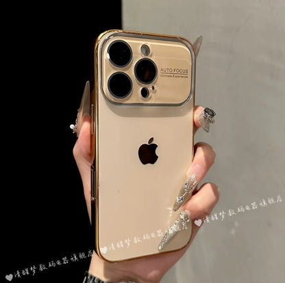 Apple 17/16/15/14/13/12/11 New Version Big Window Lens Protector iPhone Case