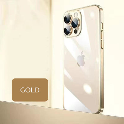 Luxury Crystal Clear iPhone Case With Camera Protector