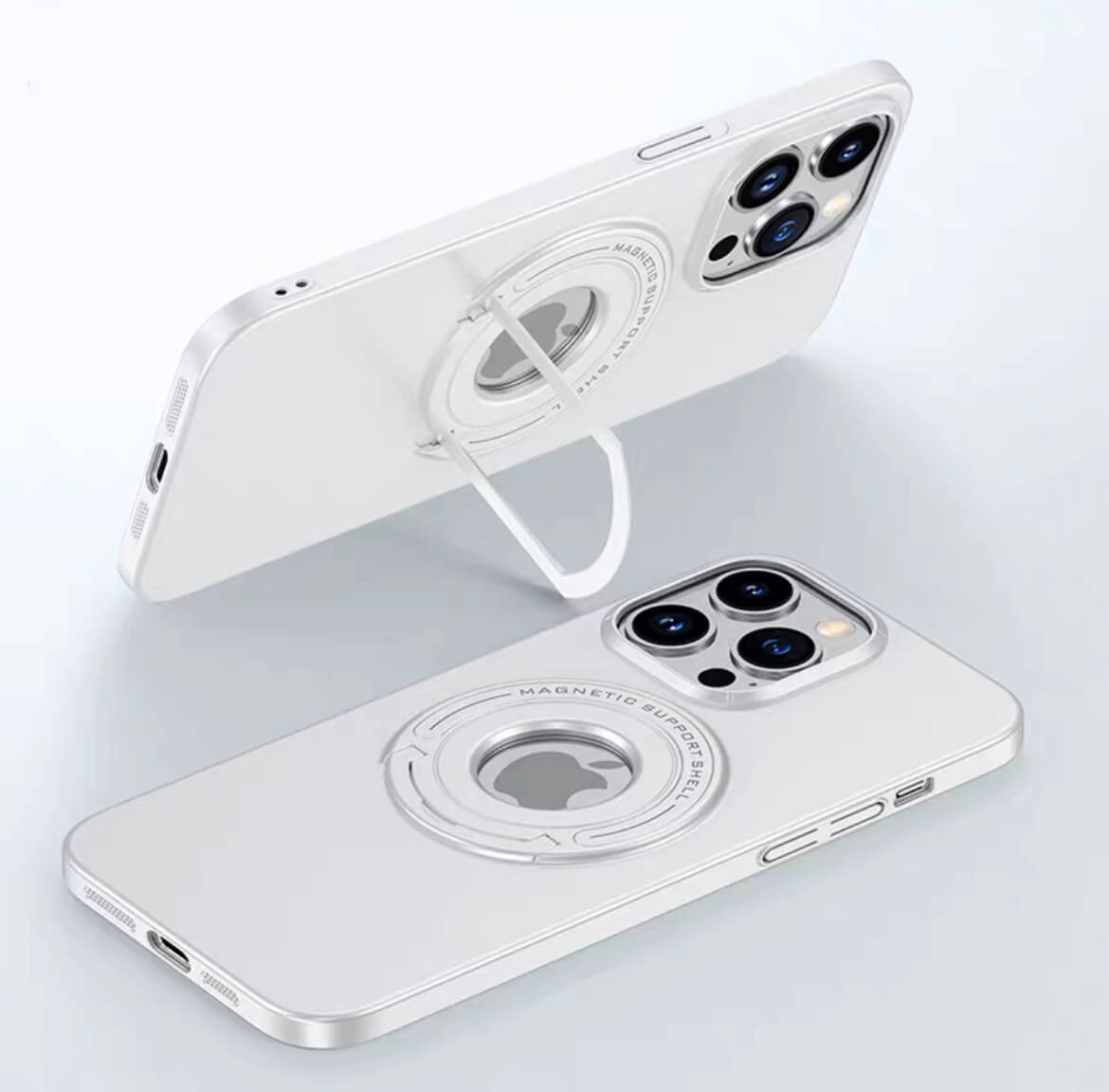 PC invisible stand Magsafe iPhone case
