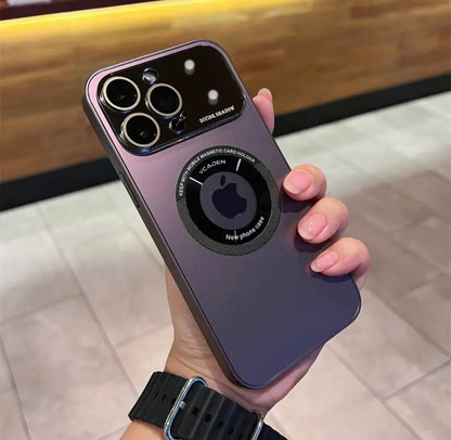 AG magsafe Pro logoview glass phone case Apple_Shopier