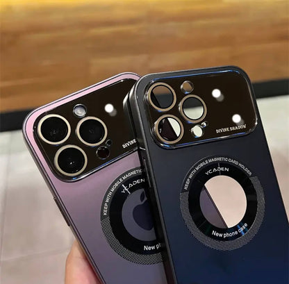 AG magsafe Pro logoview glass phone case Apple_Shopier