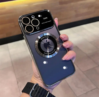 15-12Magnetic leak-tagged large window goggles, iPhone transparent new phone case