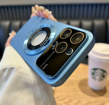 Apple 15-12 mobile phone case magnetic bracket full package high value high end