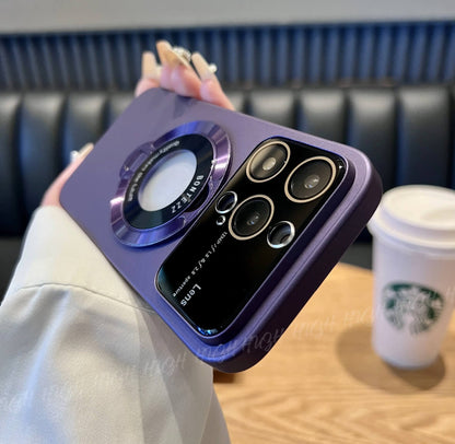 Apple 15-12 mobile phone case magnetic bracket full package high value high end