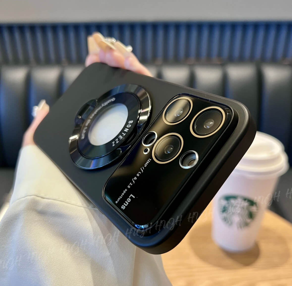 Apple 15-12 mobile phone case magnetic bracket full package high value high end