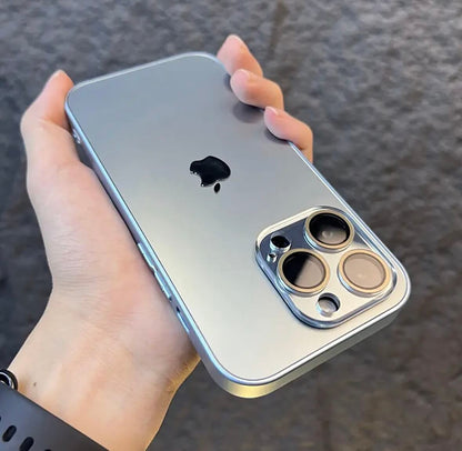 mobile phone case iPhone 16-12 advanced matte  comes with lens film  protective cover