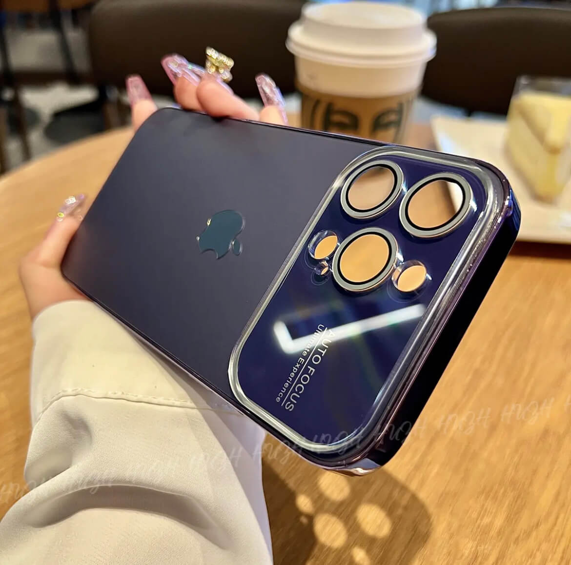 AG Glass Backplane Lens Integrated Phone Case