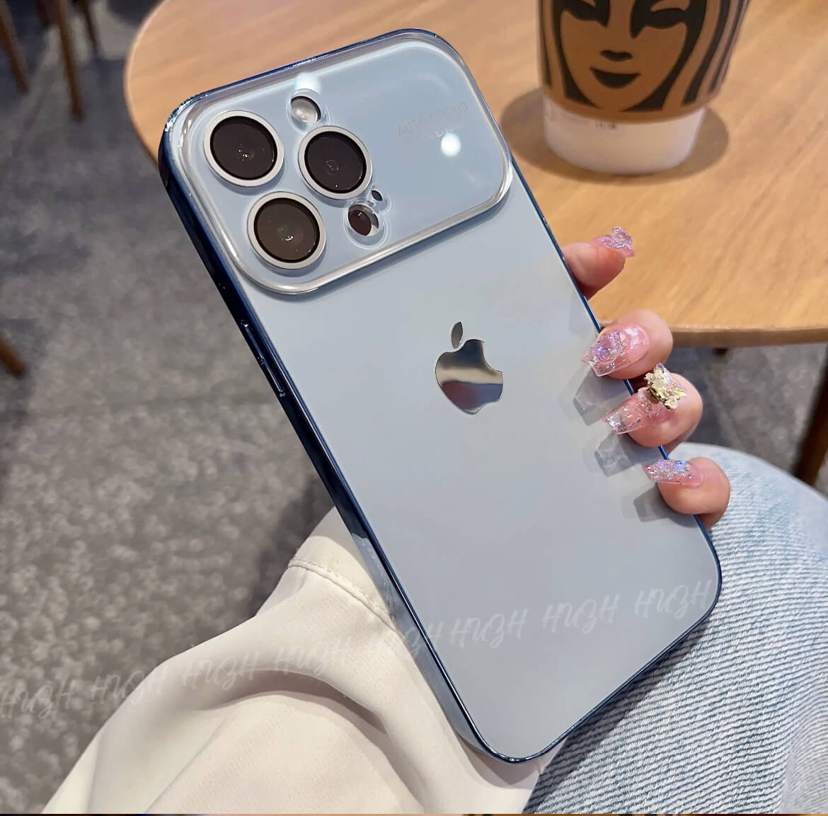 AG Glass Backplane Lens Integrated Phone Case