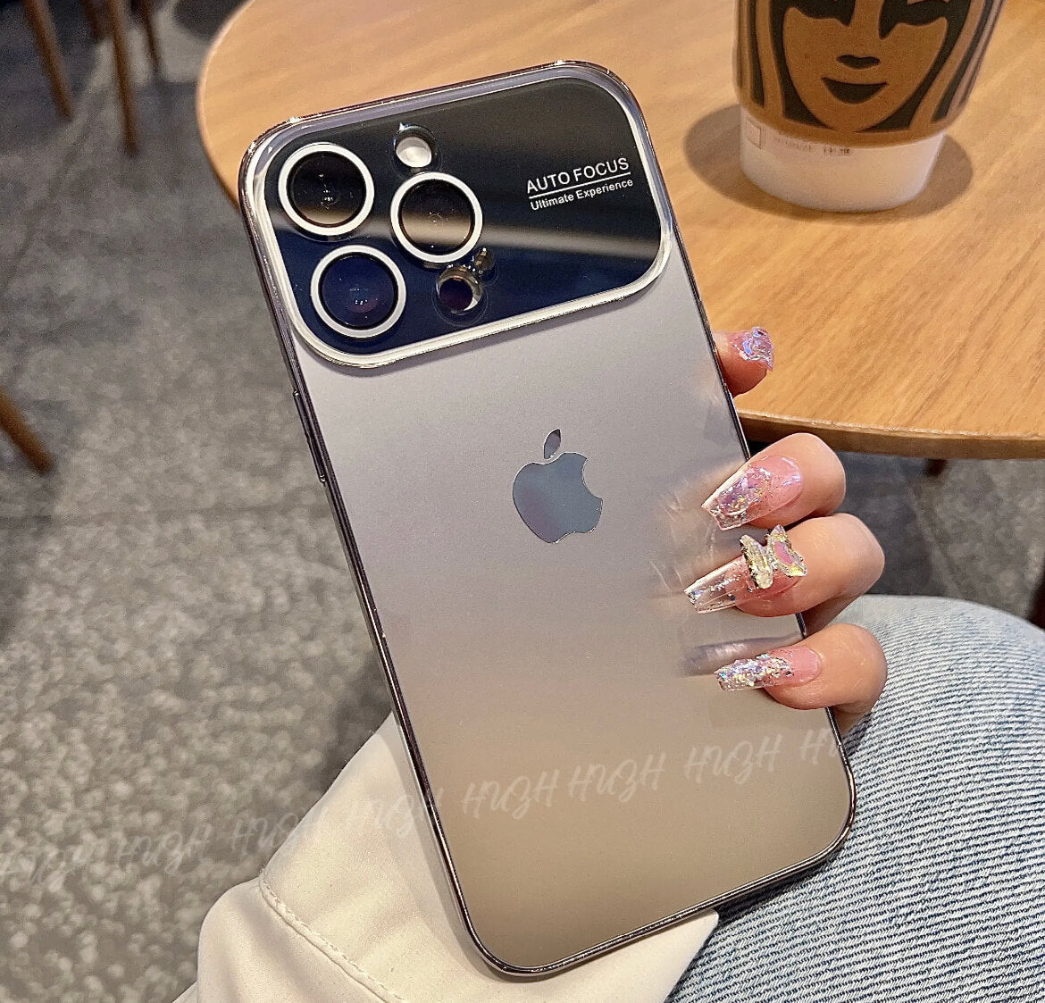 AG Glass Backplane Lens Integrated Phone Case