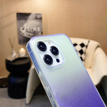 Glitter Gradient Flashing Multicolor iPhone Case