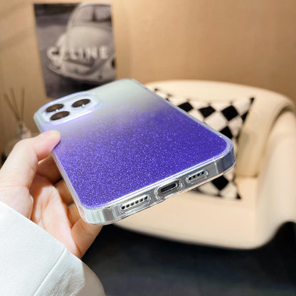 Glitter Gradient Flashing Multicolor iPhone Case