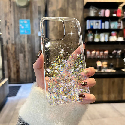 Starry Sky Gradient Glitter iPhone Case