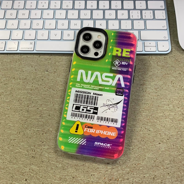 TRENDY NASA LASER DAZZLING IPHONE CASE