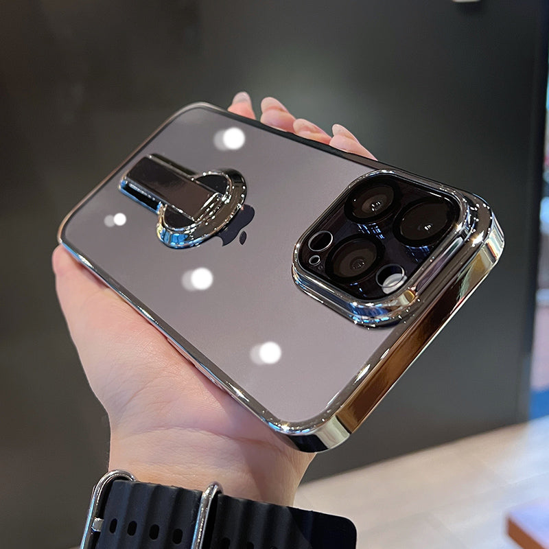 360-degree Rotating Kickstand Clear iPhone Case
