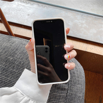 غطاء آيفون من جلد الغنم المنقوش بنقشة حمار وحشي