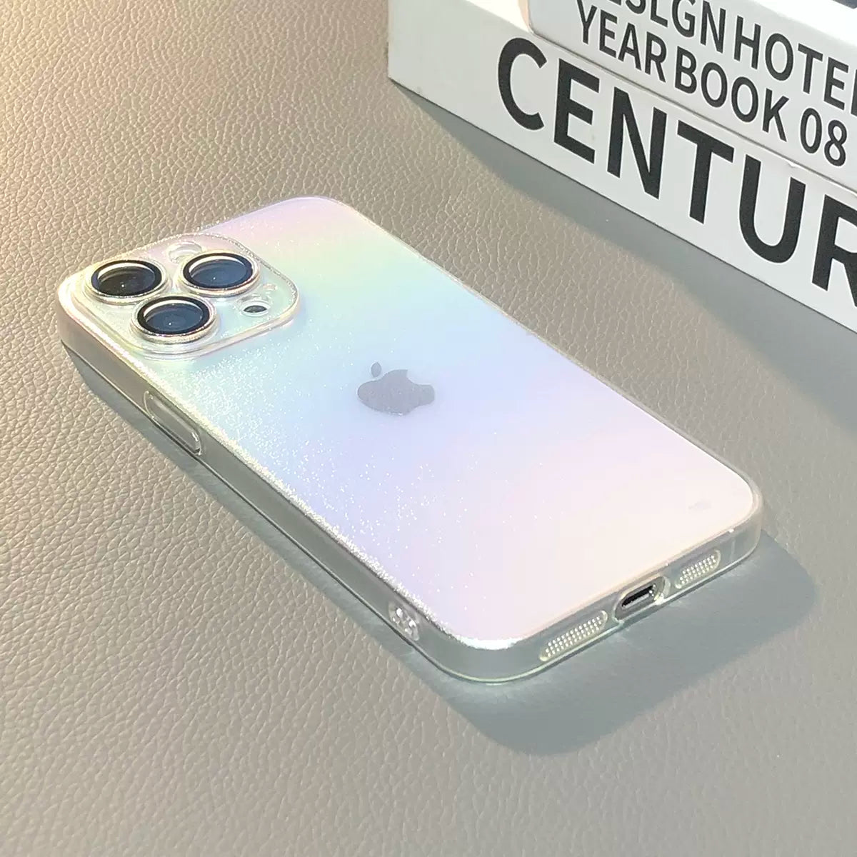 DAZZLING RAINBOW IPHONE CASE WITH CAMERA PROTECTOR