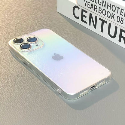 DAZZLING RAINBOW IPHONE CASE WITH CAMERA PROTECTOR