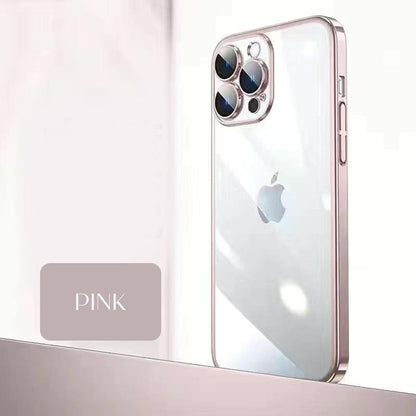Luxury Crystal Clear iPhone Case With Camera Protector
