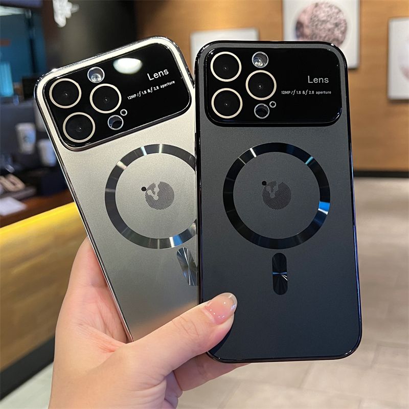 غطاء AG Nano Matte بتصميم نافذة كبيرة